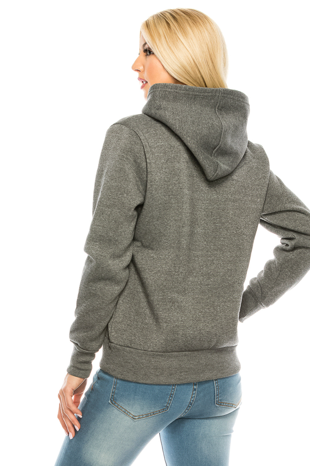 Women's Fleece Pullover Hoodie D. Grey (S-M-L-XL-2XL-3XL) $9.00-$9.50 Per Piece WBT60