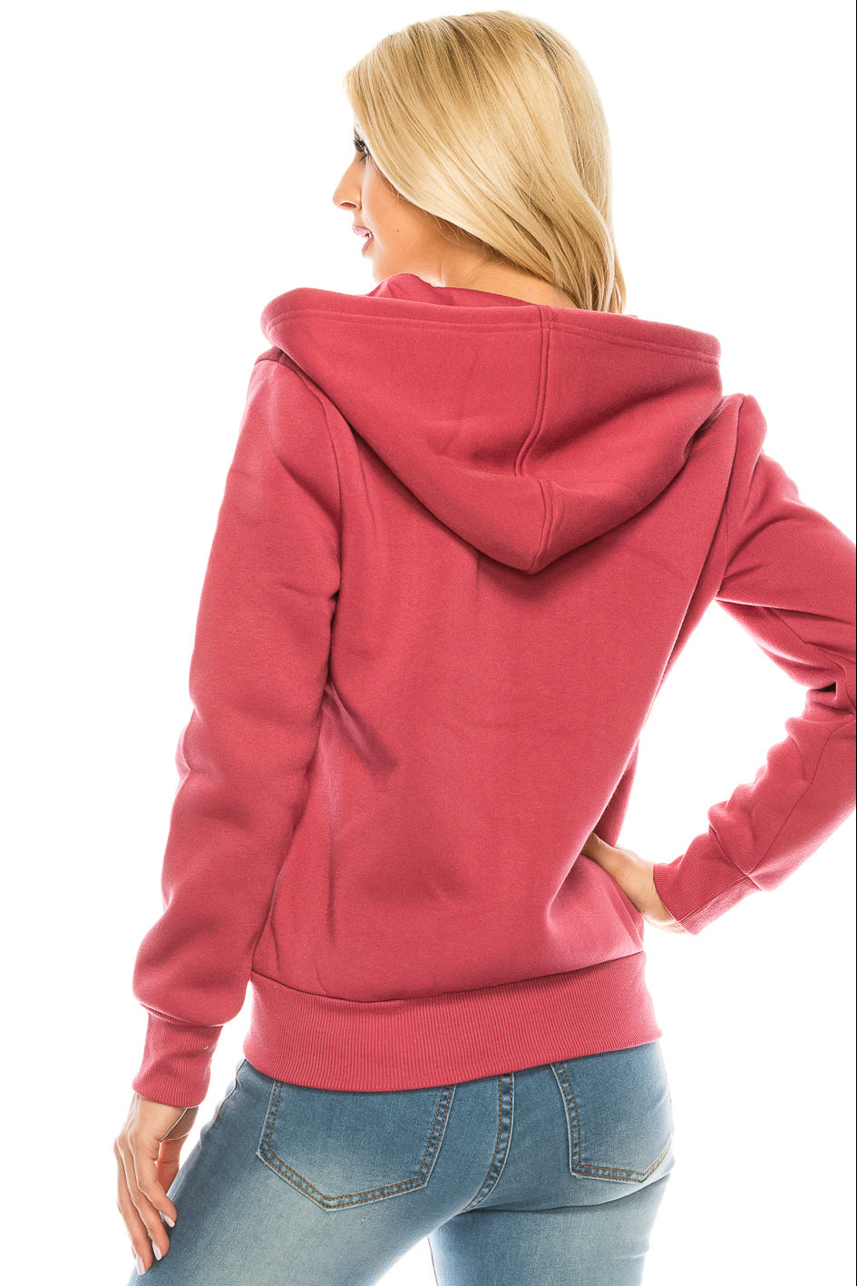 Women's Plum Zip Up Hoodie  (S-M-L-XL-2X-3X) $9.50-$9.75 Per Piece WBT61