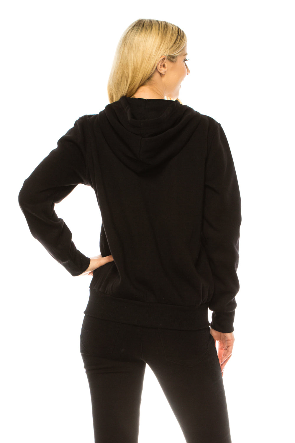 Black Premium Quality California Embroidered Zip Up Hoodie (S-XL) $11 Per Piece. WBT64