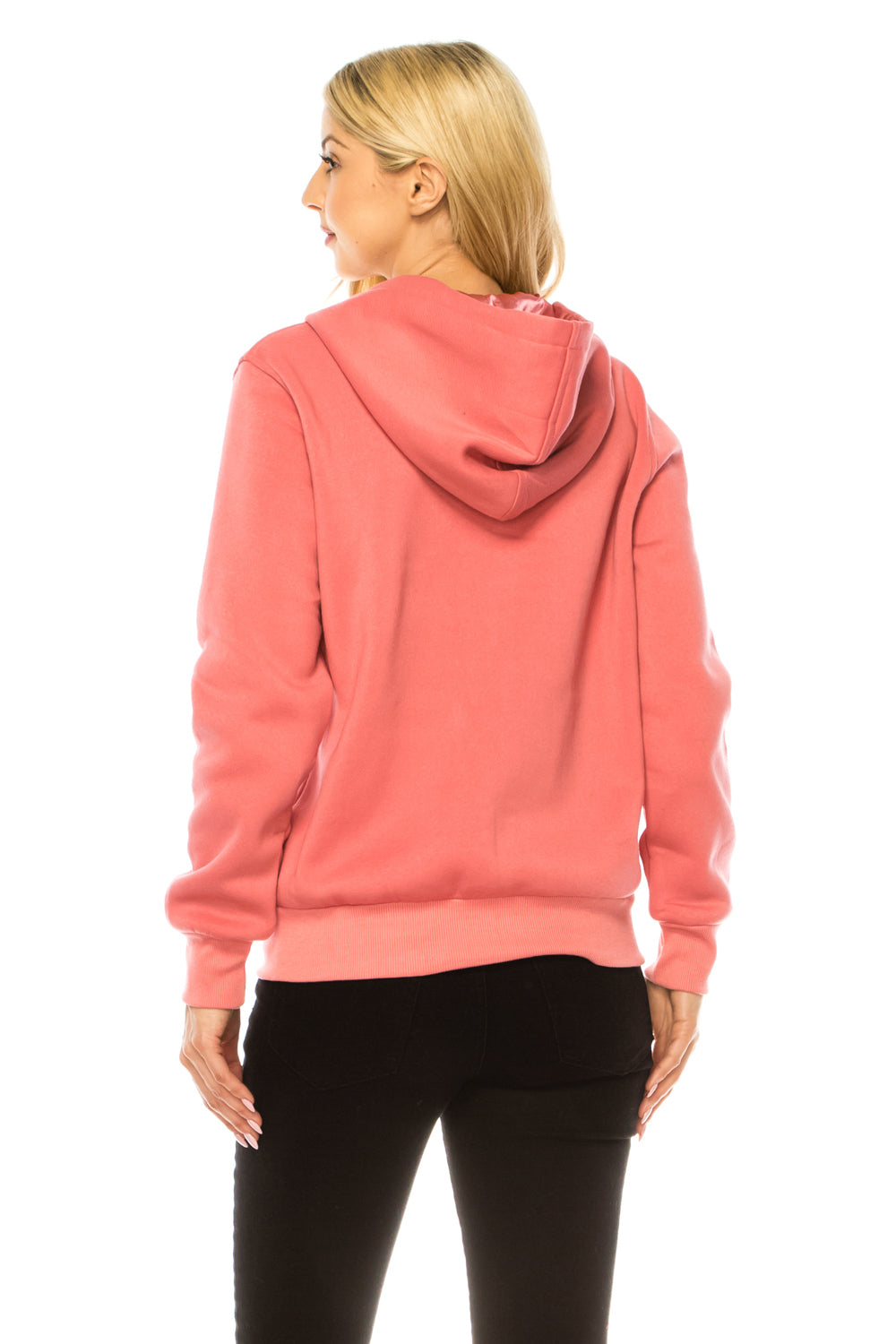 Rose Premium Quality Embroidered Zip Up Hoodie (S-XL) $12 Per Piece. WBT63