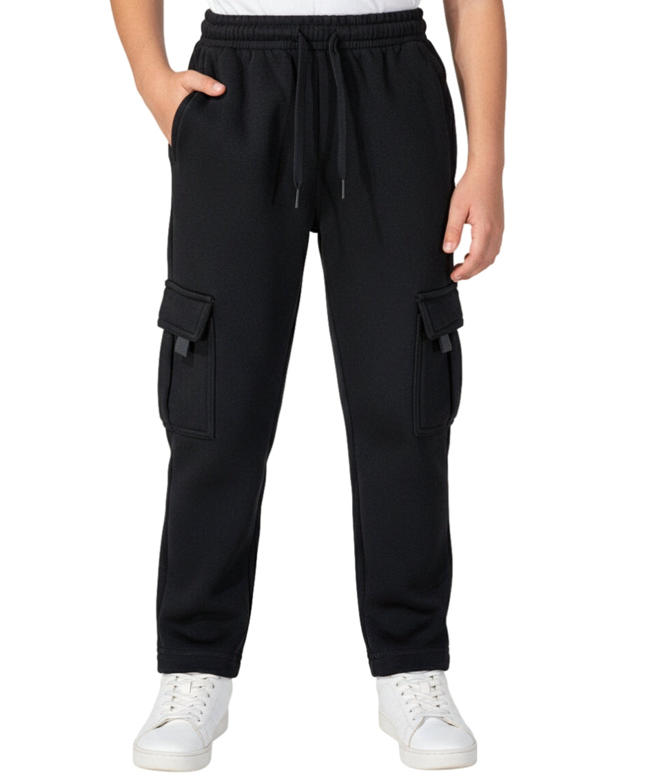 Unisex Premium Fleece Cargo Sweatpants - Navy, D. Grey, Black, L. Grey, Camel  (2/3-16) $7.00 Per Piece BCF22