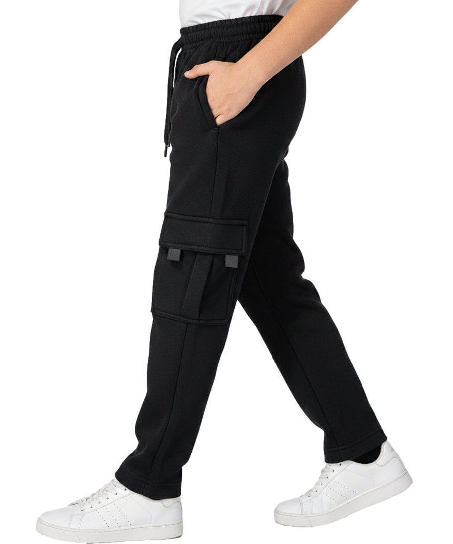 Unisex Premium Fleece Cargo Sweatpants - Navy, D. Grey, Black, L. Grey, Camel  (2/3-16) $7.00 Per Piece BCF22