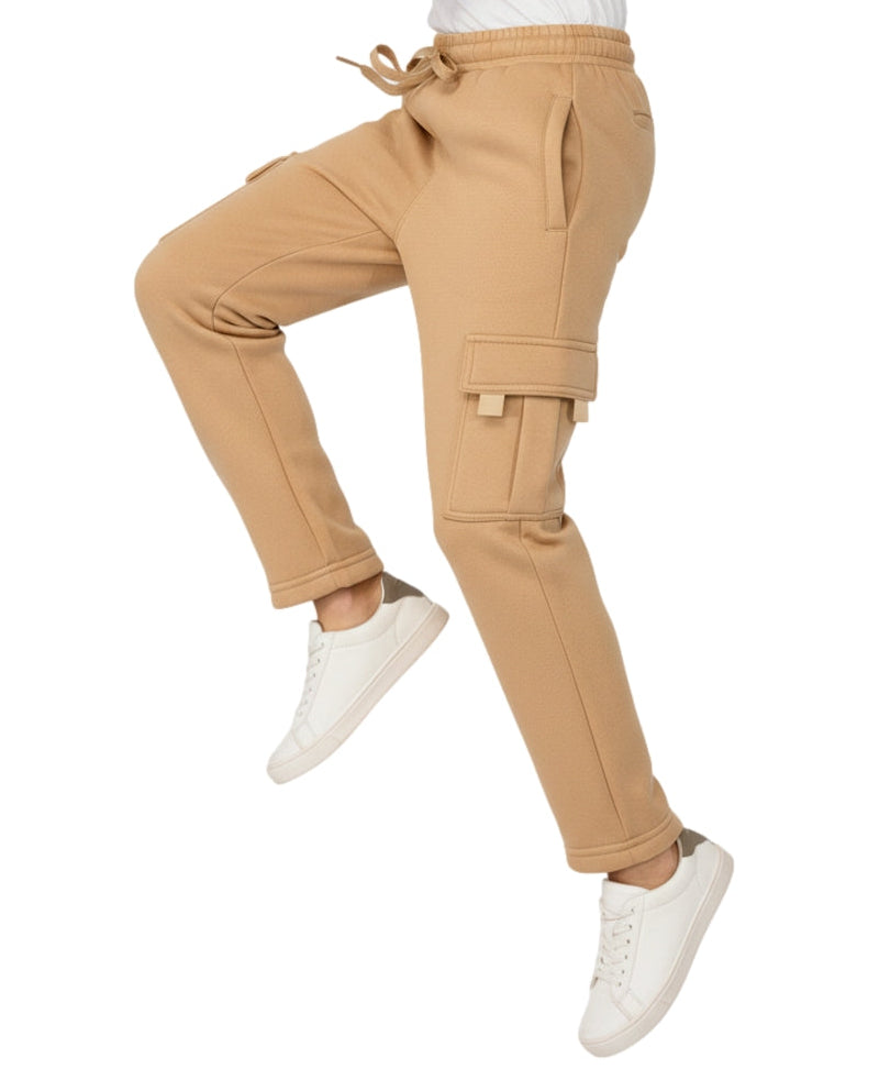 Unisex Premium Fleece Cargo Sweatpants - Navy, D. Grey, Black, L. Grey, Camel  (2/3-16) $7.00 Per Piece BCF22