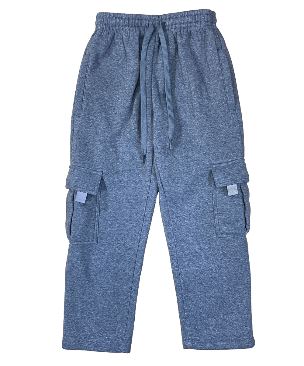 Unisex Premium Fleece Cargo Sweatpants - Navy, D. Grey, Black, L. Grey, Camel  (2/3-16) $7.00 Per Piece BCF22