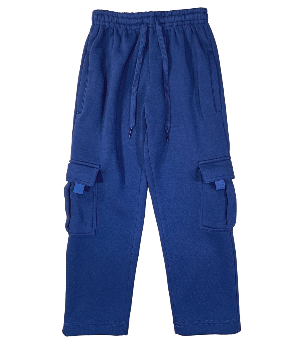 Unisex Premium Fleece Cargo Sweatpants - Navy, D. Grey, Black, L. Grey, Camel  (2/3-16) $7.00 Per Piece BCF22