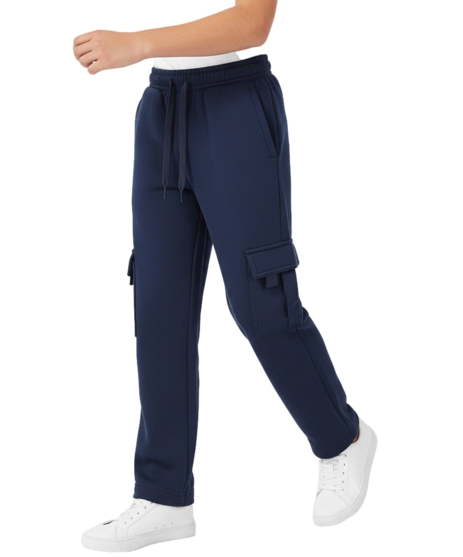 Unisex Premium Fleece Cargo Sweatpants - Navy, D. Grey, Black, L. Grey, Camel  (2/3-16) $7.00 Per Piece BCF22