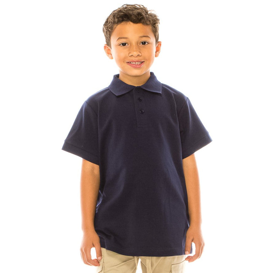 Boys Uniform Polo Shirt Navy $5.5-$5.75 Per Piece BSU01