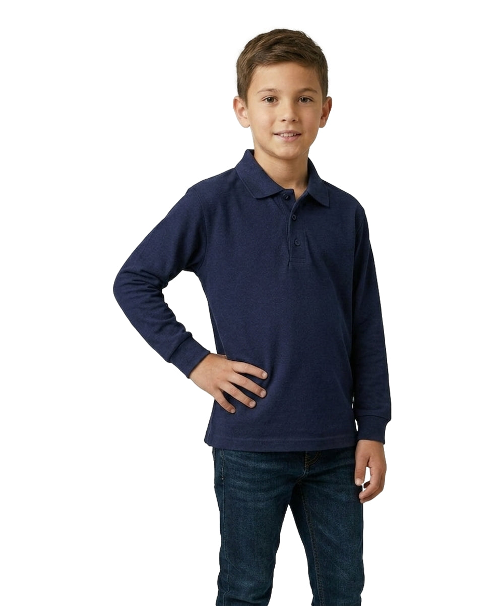 Boys Long Sleeve Uniform Shirt Navy 6pack BSU02  $5.75-$6 Per Piece BSU02