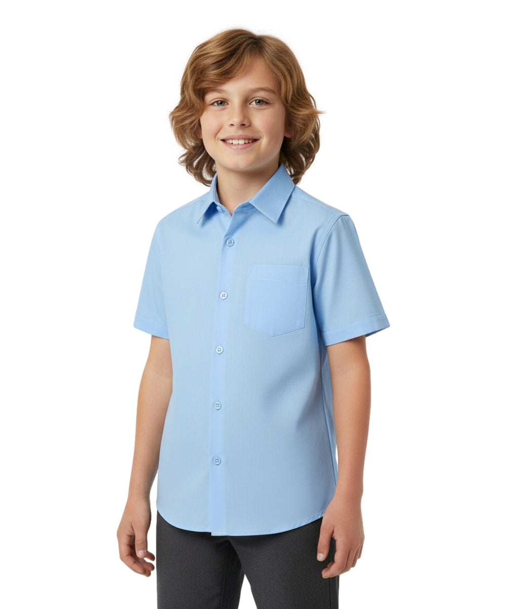 Boys Button Up Boys Uniform Shirt (5-18) $5.75-$6 Per Piece BSU06