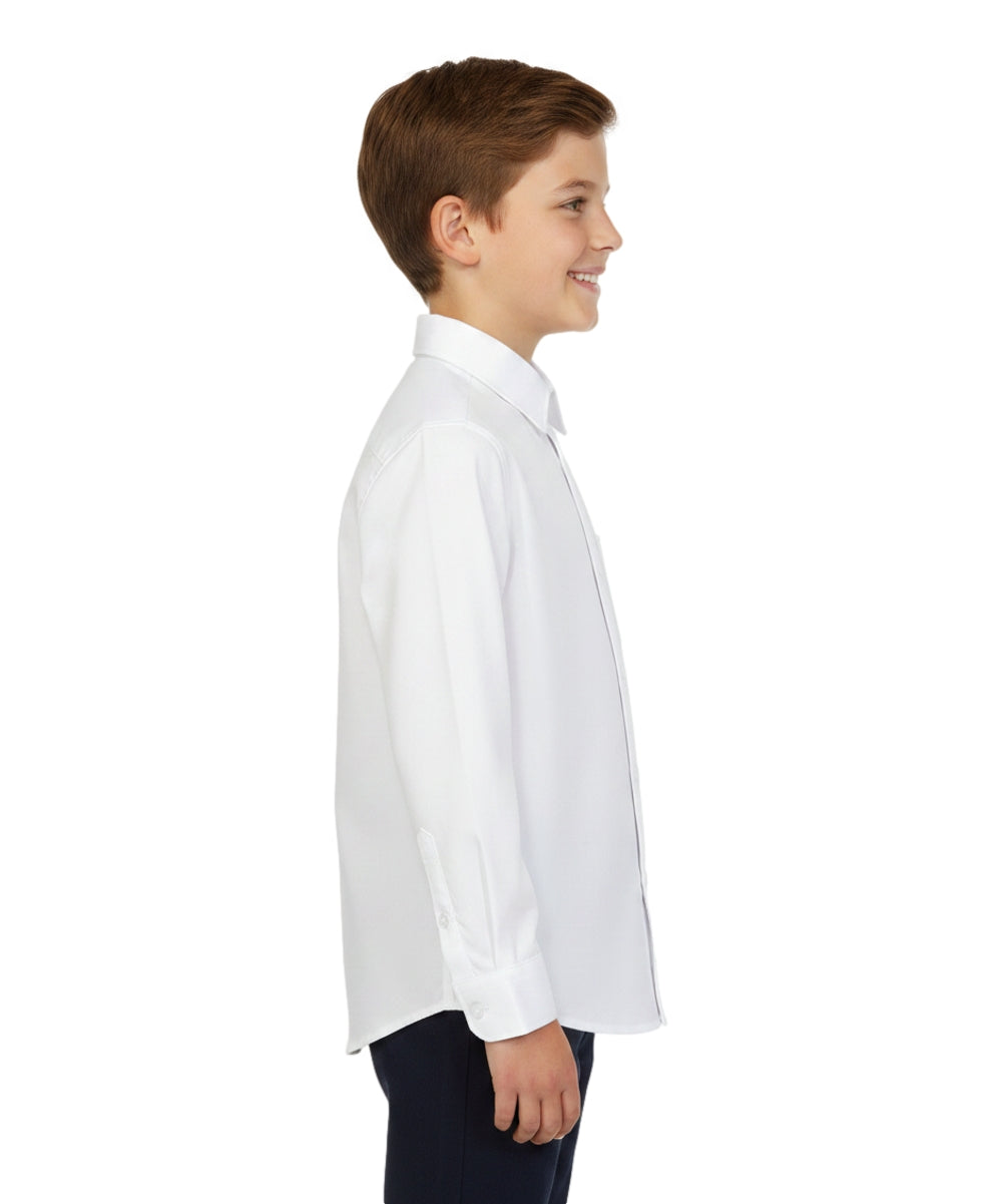 Unisex Long Sleeves Button Up Uniform Shirt (5-18) $6.25-$6.50 Per Piece BSU07