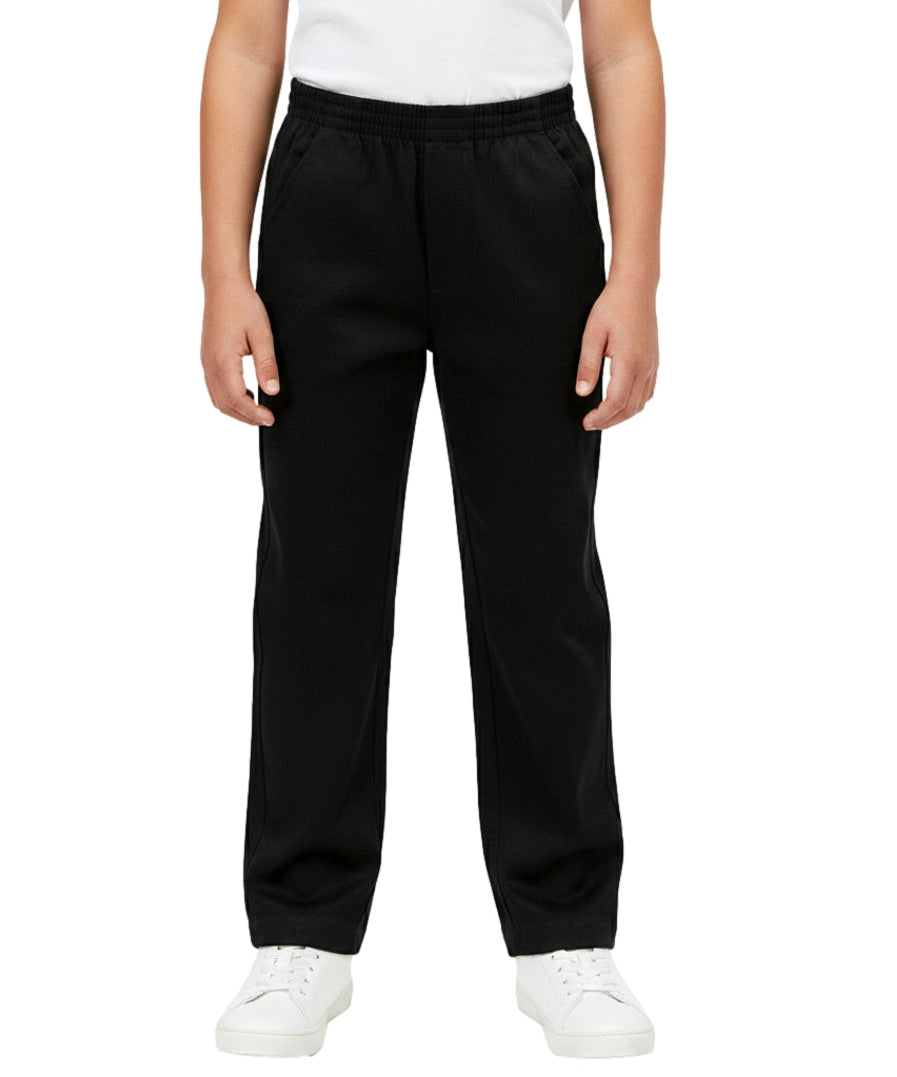 Boy's Uniform All Elastic Waist Pull-on Pants Navy, Khaki, Black, Grey, Hunter Green, Blue (4-16) $7.50 per piece BU03