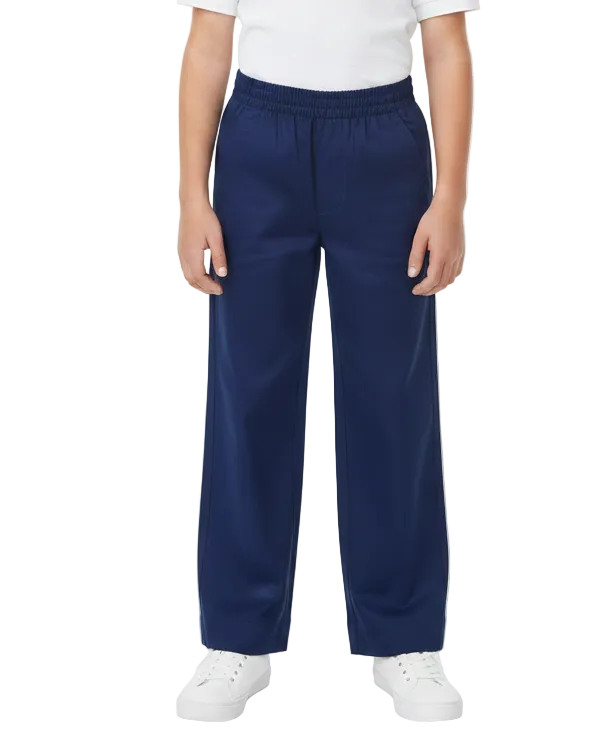 Boy's Uniform All Elastic Waist Pull-on Pants Navy, Khaki, Black, Grey, Hunter Green, Blue (4-16) $7.50 per piece BU03