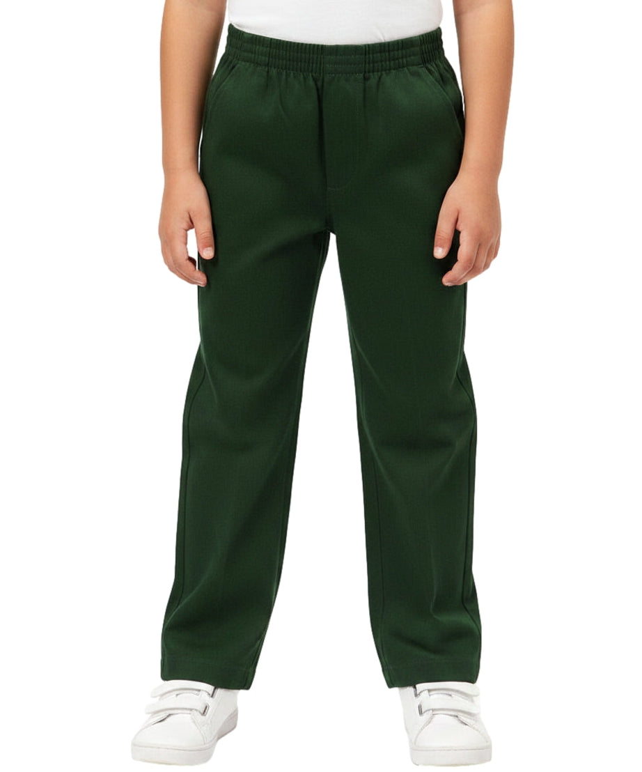Boy's Uniform All Elastic Waist Pull-on Pants Navy, Khaki, Black, Grey, Hunter Green, Blue (4-16) $7.50 per piece BU03