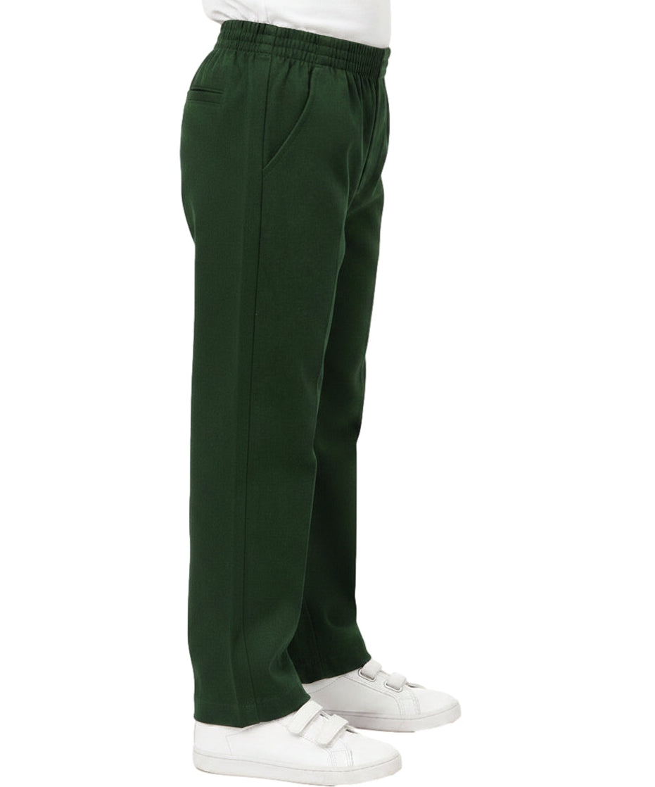 Boy's Uniform All Elastic Waist Pull-on Pants Navy, Khaki, Black, Grey, Hunter Green, Blue (4-16) $7.50 per piece BU03