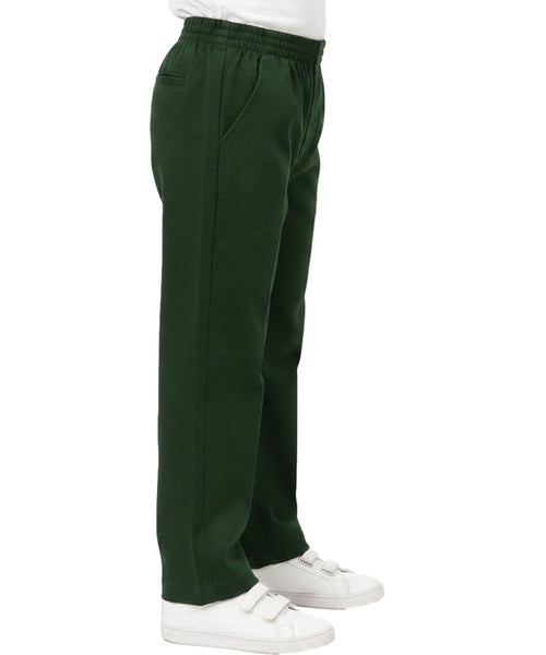 Boy's Uniform All Elastic Waist Pull-on Pants Navy, Khaki, Black, Grey, Hunter Green, Blue (4-16) $7.50 per piece BU03
