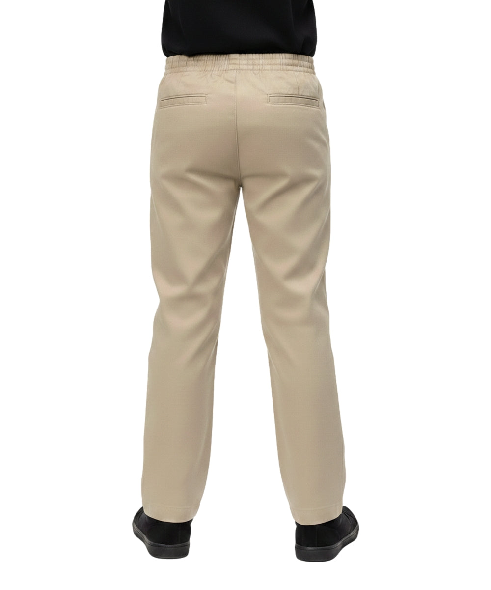 Boy's Uniform All Elastic Waist Pull-on Pants Navy, Khaki, Black, Grey, Hunter Green, Blue (4-16) $7.50 per piece BU03