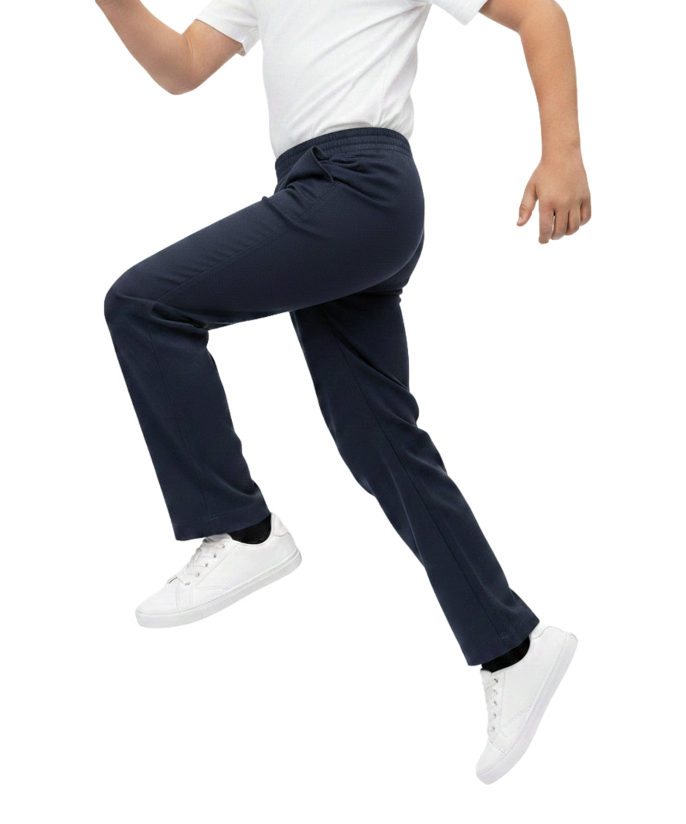 Boy's Uniform All Elastic Waist Pull-on Pants Navy, Khaki, Black, Grey, Hunter Green, Blue (4-16) $7.50 per piece BU03