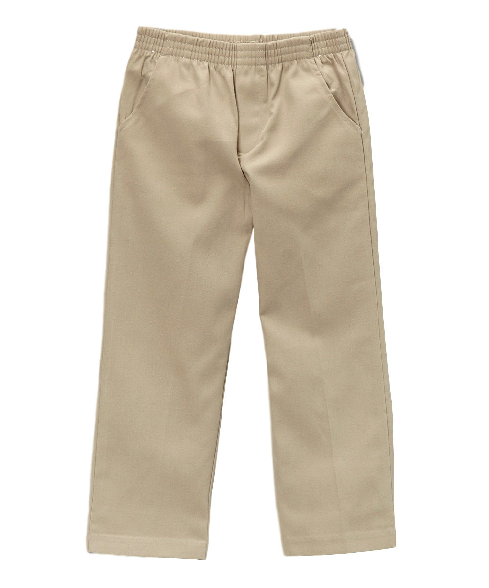 Boy's Uniform All Elastic Waist Pull-on Pants Navy, Khaki, Black, Grey, Hunter Green, Blue (4-16) $7.50 per piece BU03