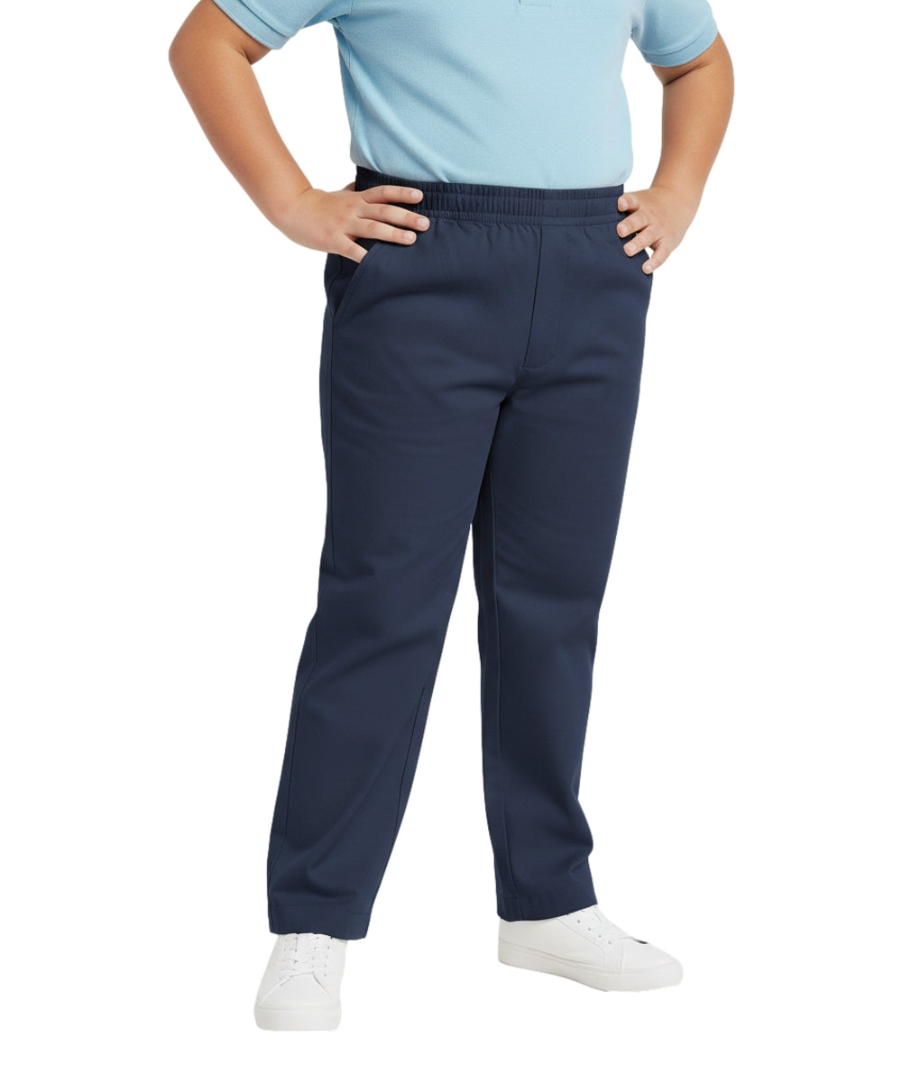Boys All Elastic Husky Uniform Pants Navy (4-16) $8.25 per piece BU03H
