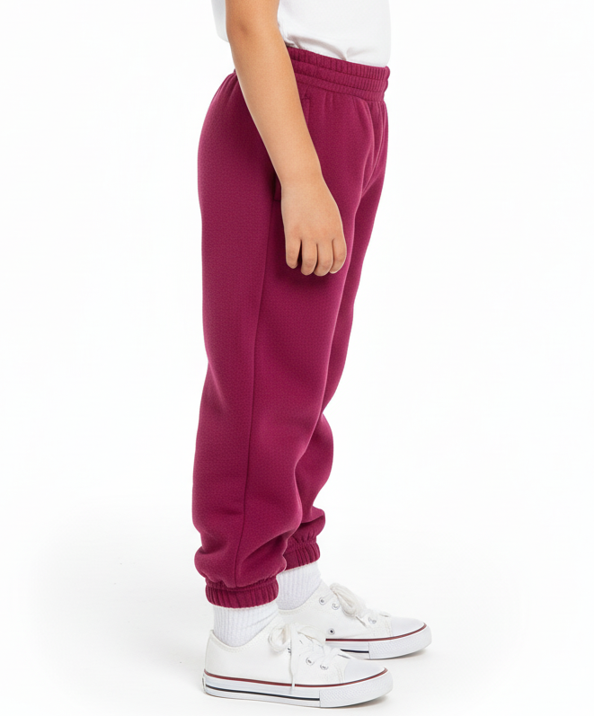 Fleece Sweatpants - Burgundy Unisex (2/3-16) $6.00 Per Piece BUF20
