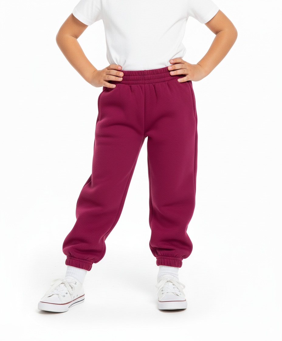 Fleece Sweatpants - Burgundy Unisex (2/3-16) $6.00 Per Piece BUF20