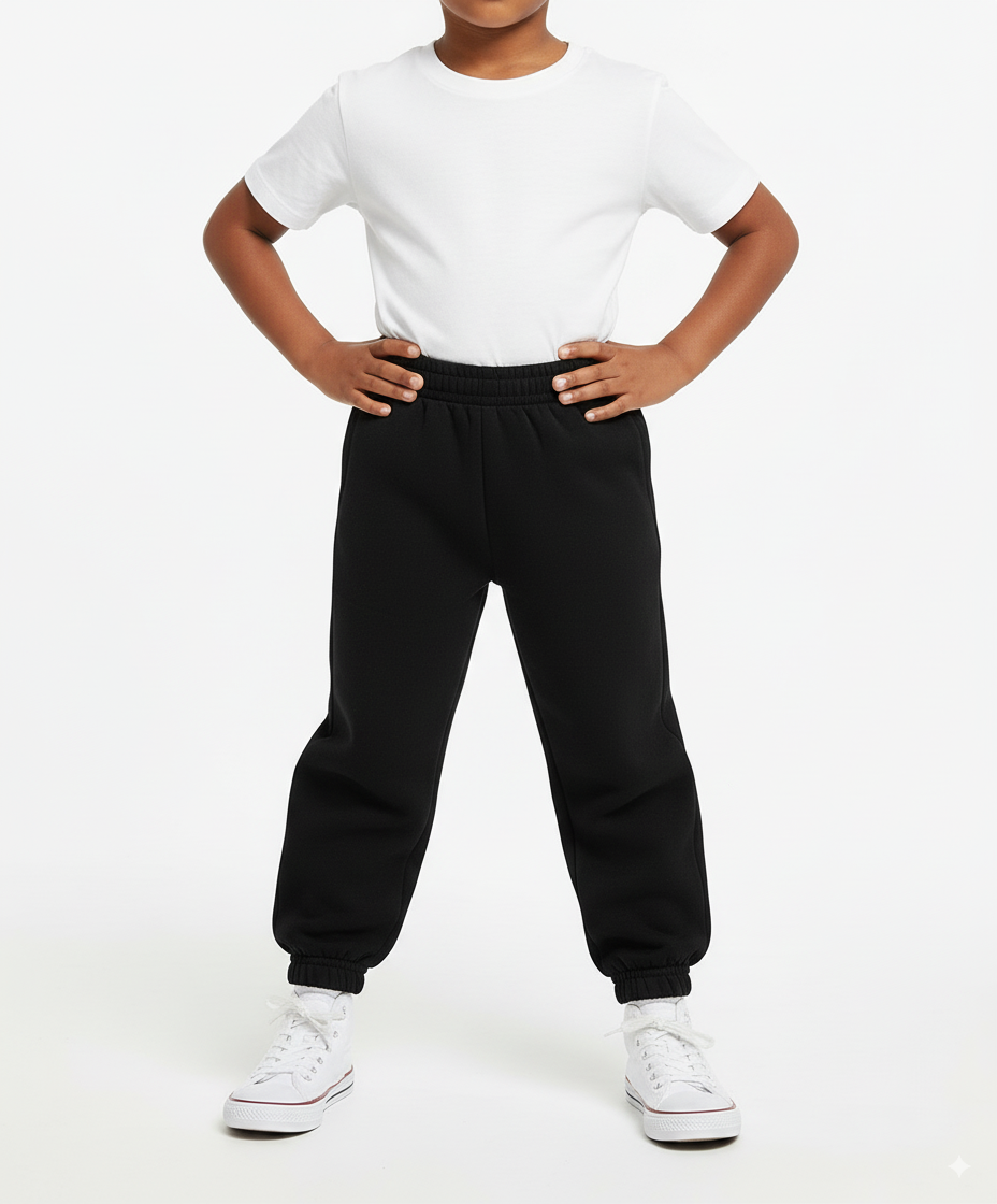 Fleece Sweatpants - Black Unisex (2/3-16) $6.00 Per Piece BUF20