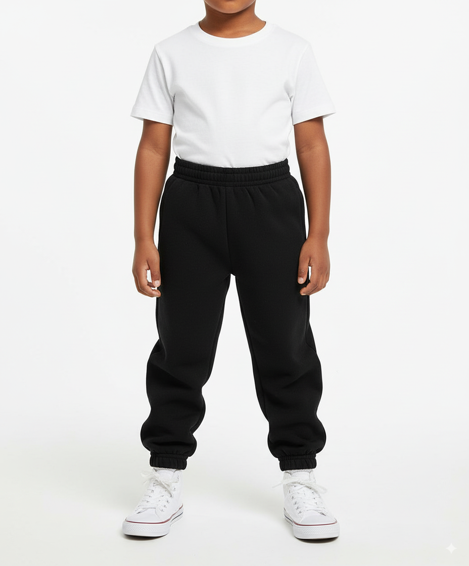 Fleece Sweatpants - Black Unisex (2/3-16) $6.00 Per Piece BUF20