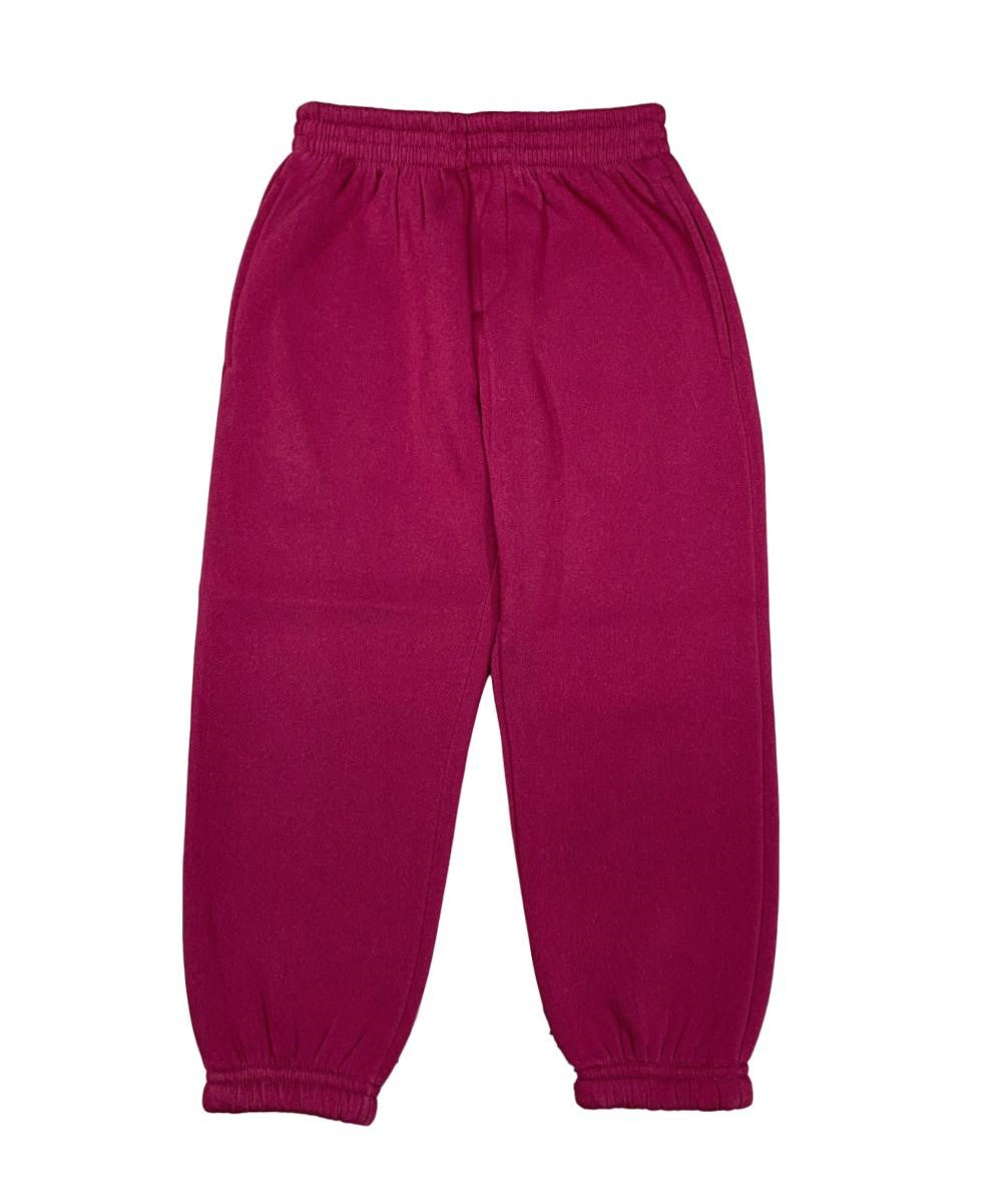 Fleece Sweatpants - Burgundy Unisex (2/3-16) $6.00 Per Piece BUF20