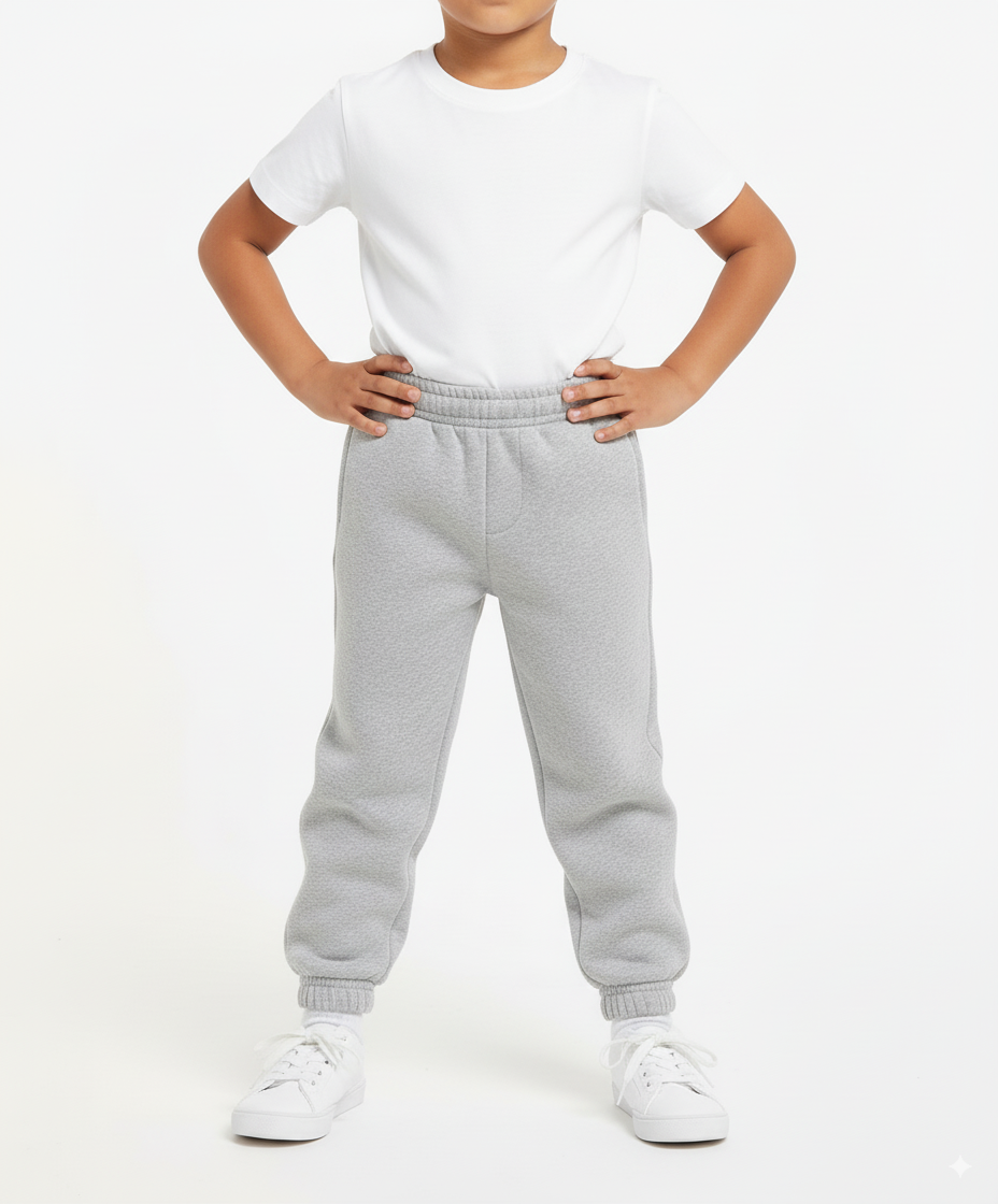 Fleece Sweatpants - L.Grey Unisex (2/3-16) $6.00 Per Piece BUF20