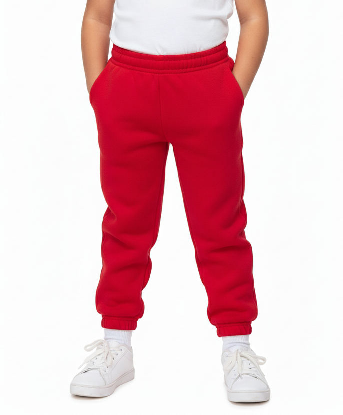 Fleece Sweatpants - Red Unisex (2/3-16) $6.00 Per Piece BUF20