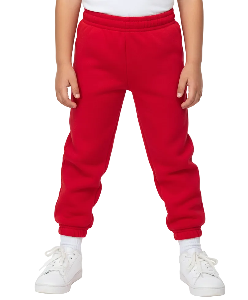 Unisex Premium Fleece Sweatpants - Red  (2/3-16) $6.00 Per Piece BUF20