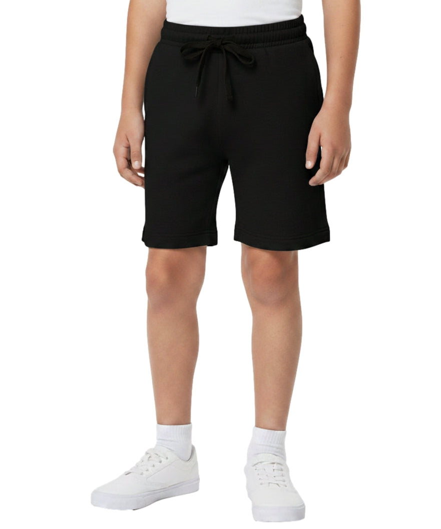 Unisex Premium Fleece Pull On Sweat Shorts - Black (4/5-16) $5.00 Per Piece BUF24