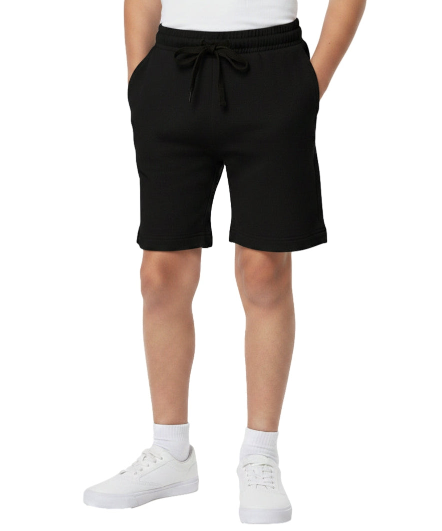 Unisex Premium Fleece Pull On Sweat Shorts - Black (4/5-16) $5.00 Per Piece BUF24