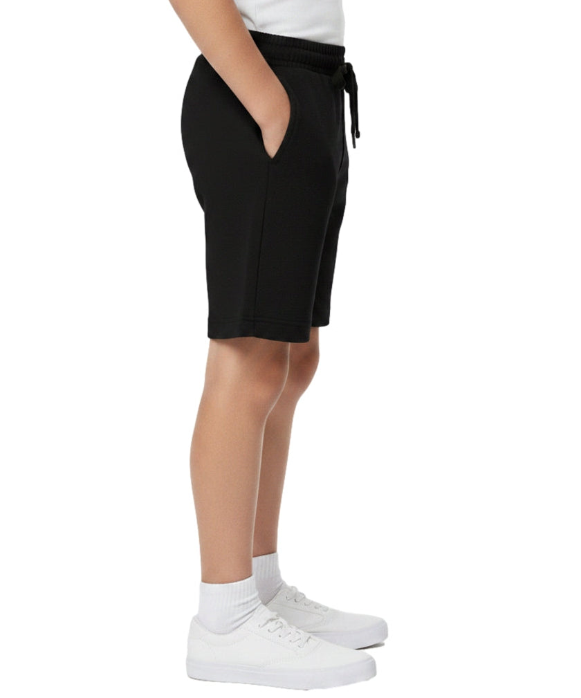 Unisex Premium Fleece Pull On Sweat Shorts - Black (4/5-16) $5.00 Per Piece BUF24