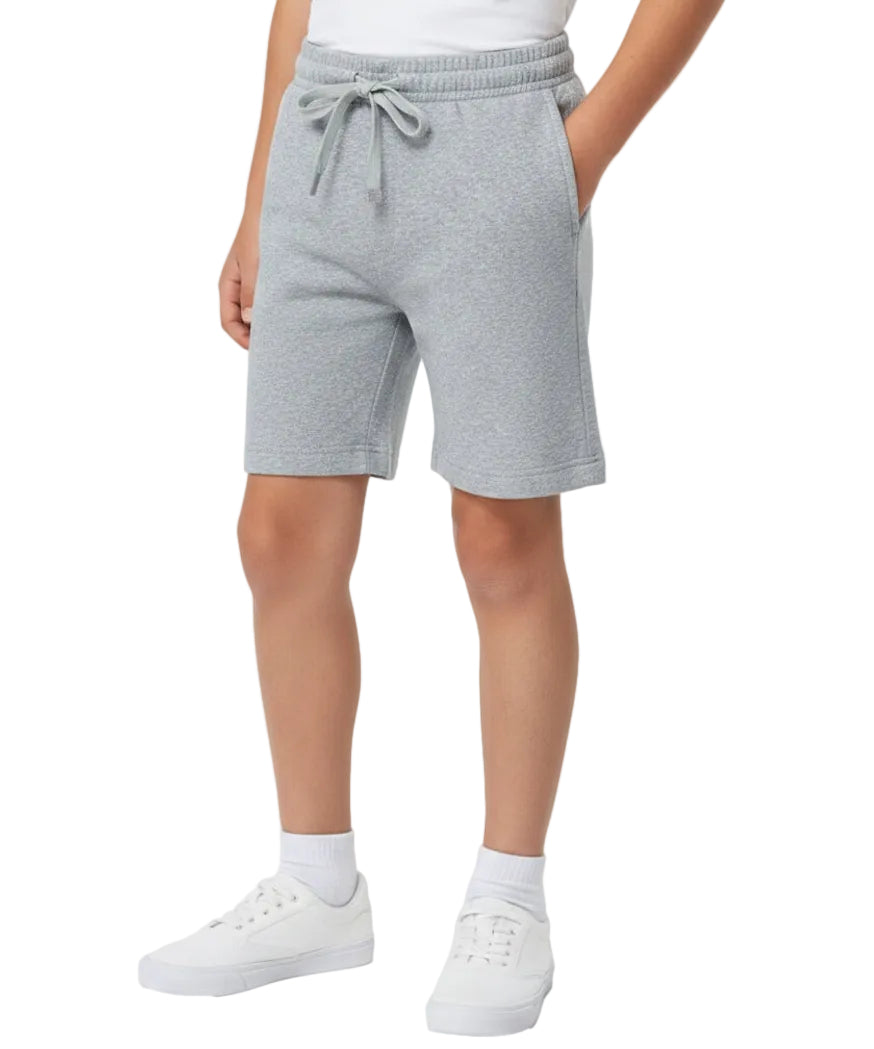 Unisex Premium Fleece Pull On Sweat Shorts - L. Grey (4/5-16) $5.00 Per Piece BUF24