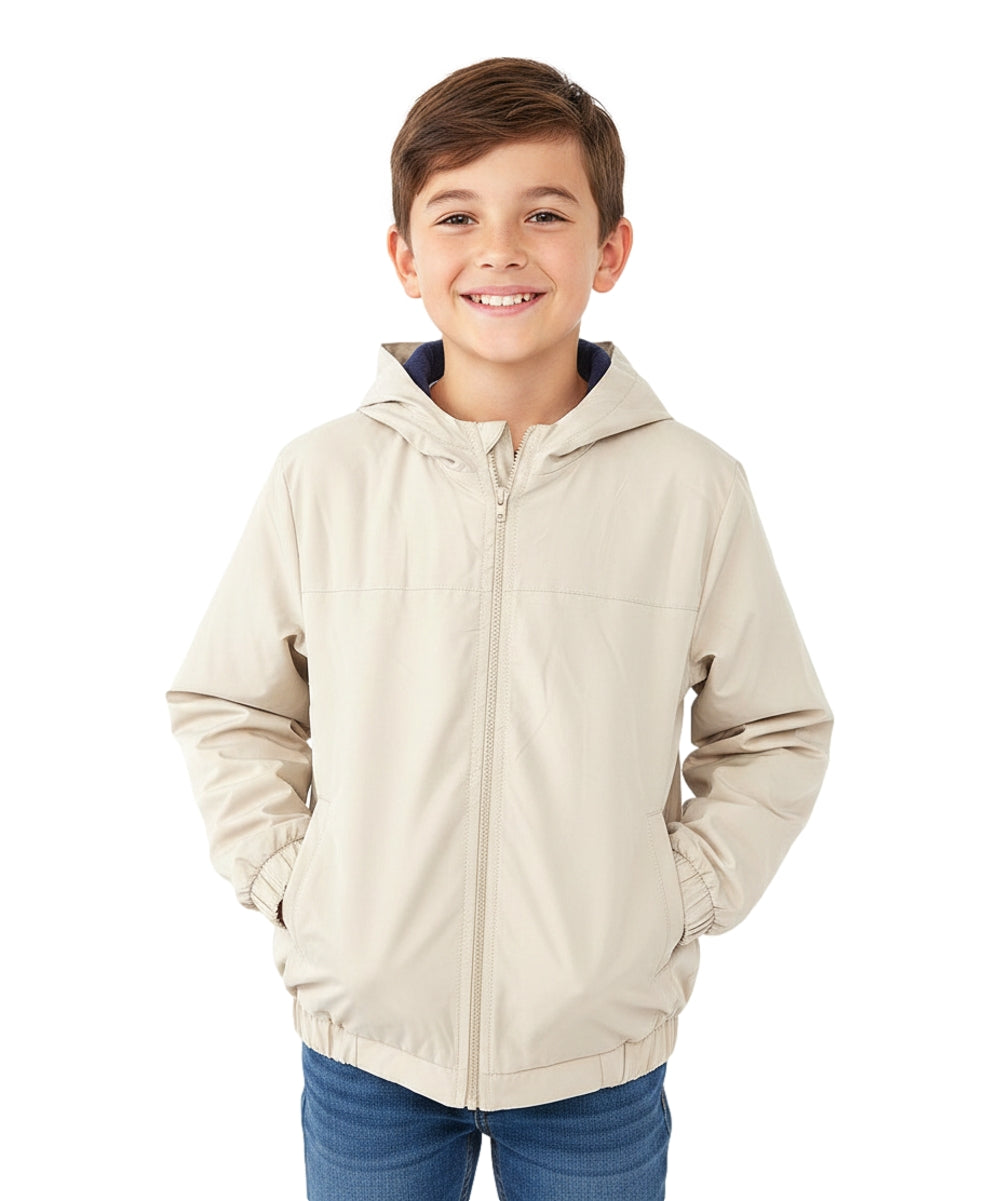 Windbreaker Jacket Navy, Khaki, White (S-M-L-XL) $7.00 Per Piece BUJ402