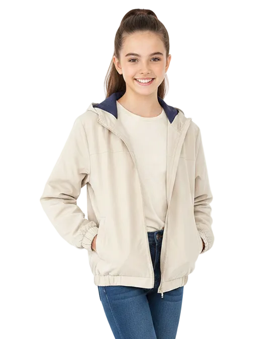 Windbreaker Jacket Navy, Khaki, White (S-M-L-XL) $7.00 Per Piece BUJ402