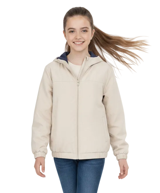 Windbreaker Jacket Navy, Khaki, White (S-M-L-XL) $7.00 Per Piece BUJ402