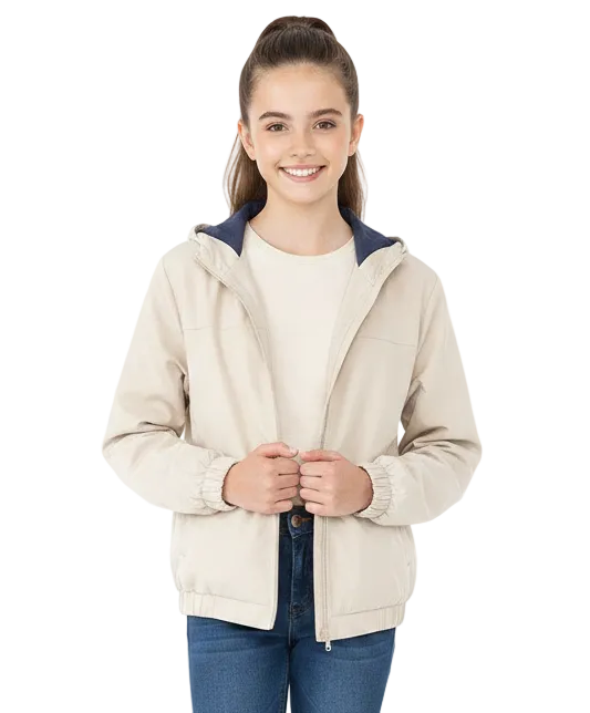 Windbreaker Jacket Navy, Khaki, White (S-M-L-XL) $7.00 Per Piece BUJ402