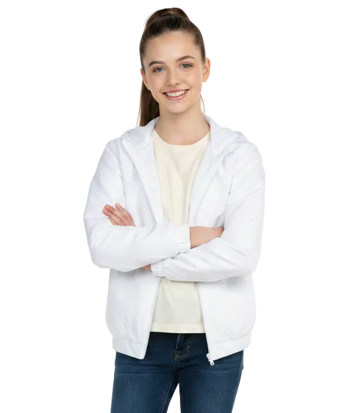 Windbreaker Jacket Navy, Khaki, White (S-M-L-XL) $7.00 Per Piece BUJ402