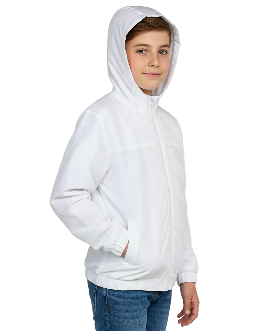 Windbreaker Jacket Navy, Khaki, White (S-M-L-XL) $7.00 Per Piece BUJ402