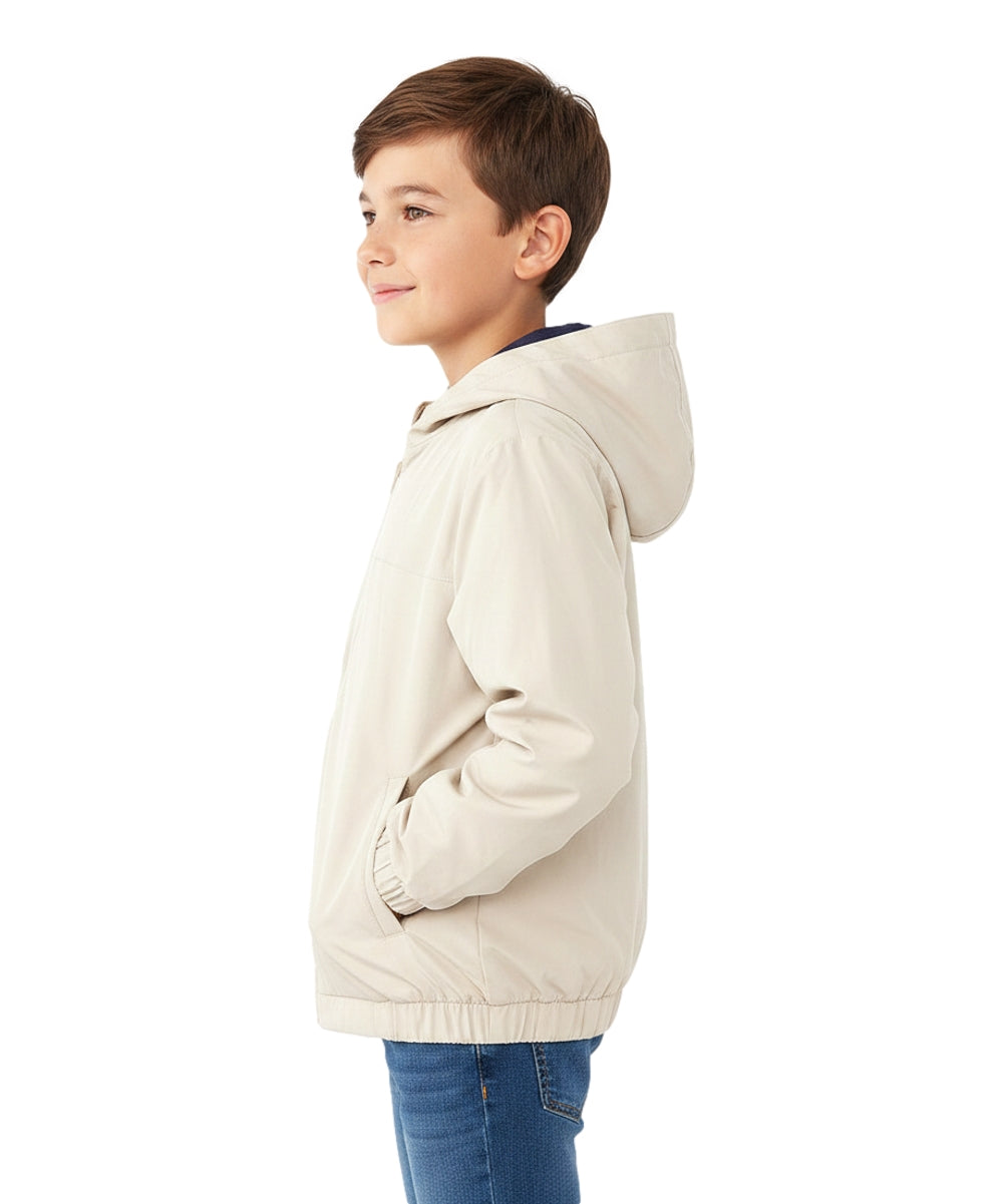 Windbreaker Jacket Navy, Khaki, White (S-M-L-XL) $7.00 Per Piece BUJ402