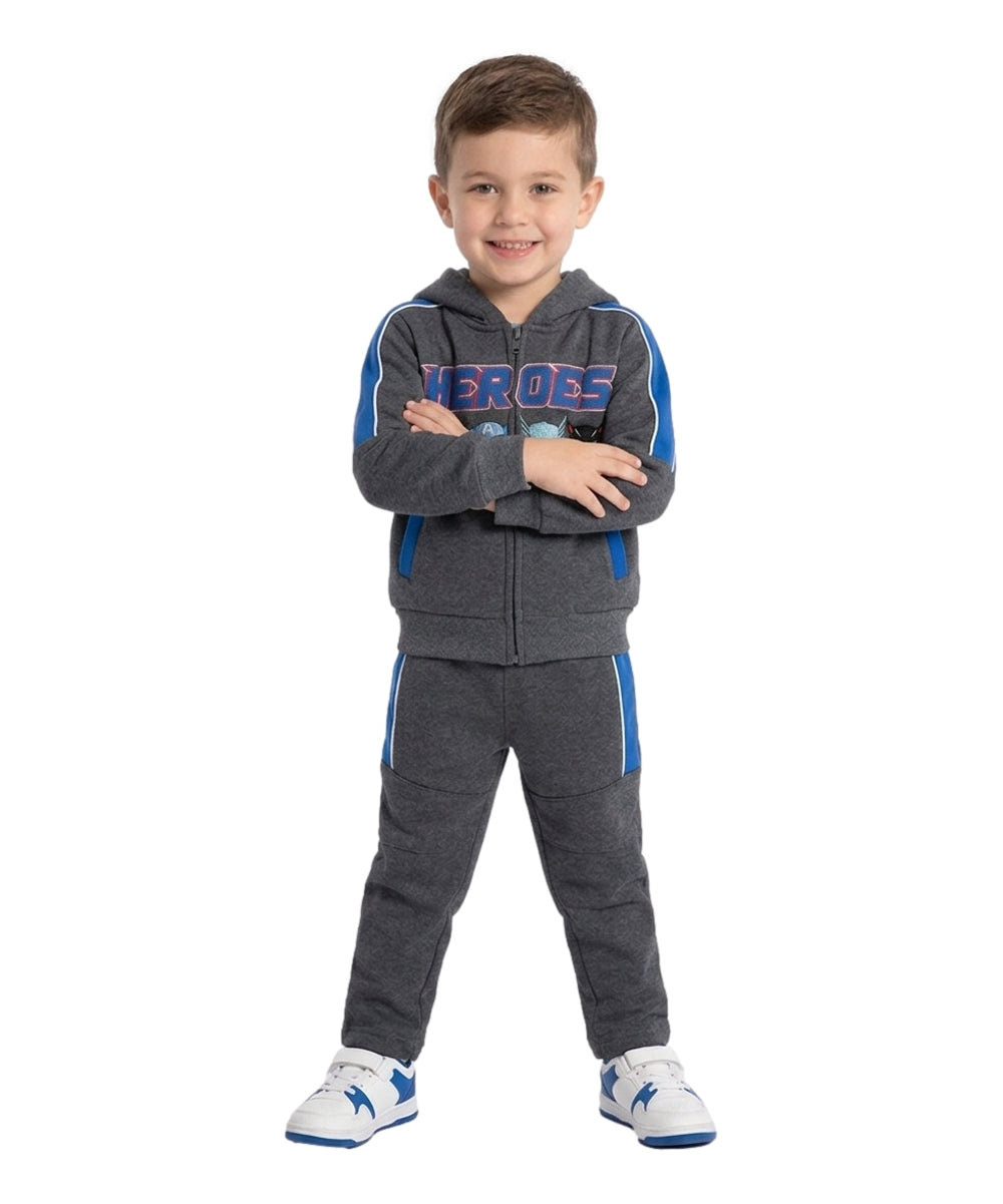 Boy Heroes Fleece Tracksuit 12m-24m ($9) 2-4 ($10) 5-8 ($11) 10-14 ($12) Per Set. BW2343