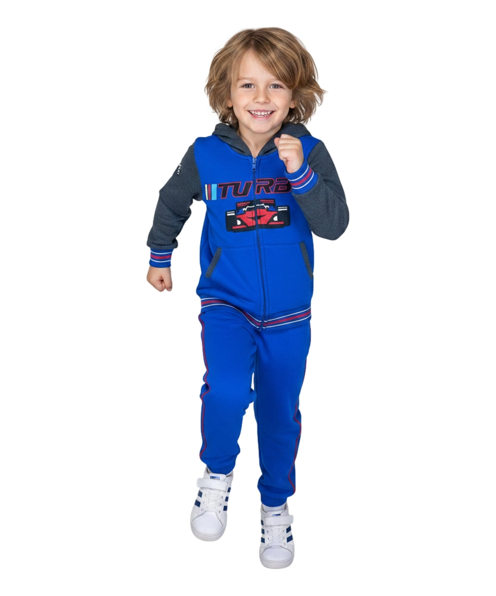 Boy Turbo Fleece Tracksuit 12m-24m ($9) 2-4 ($10) 5-8 ($11) 10-14 ($12) Per Set. BW2344