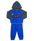 Boy Turbo Fleece Tracksuit - Royal  (2-4)$11.00  (5-8)$12.25 (10-14)$13.25 Per Set. BW2344