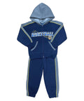 Boy Basketball Fleece Tracksuit - Navy  (12-24) (2-4) (5-8)  (10-14) $10.00 Per Set. BW2460