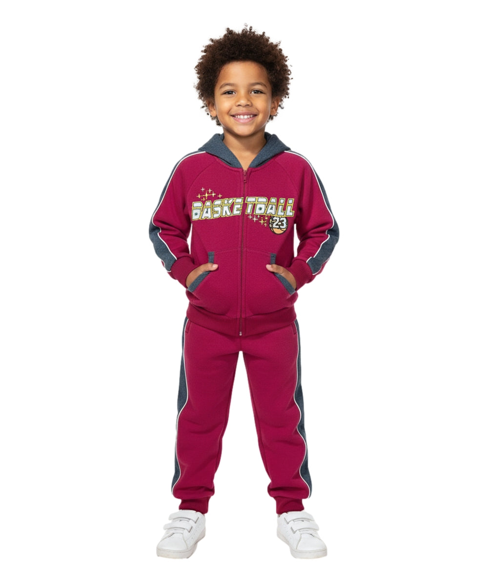 Basketball Tracksuit 12m-24 ($9) 2-4 ($8.50) 5-8 ($9) 10-14 ($9) Per Set. BW2460