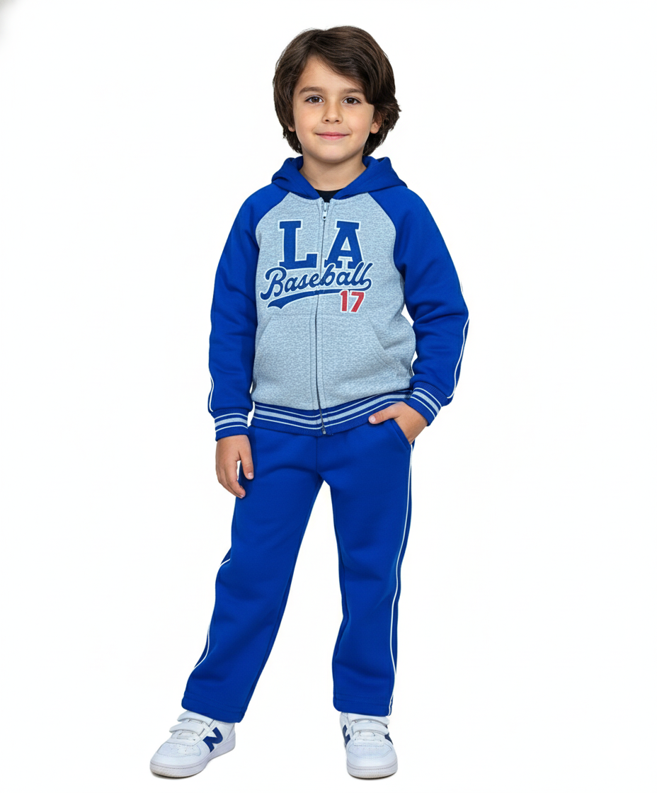 Boy LA Baseball Tracksuit 12m-24m ($10) 2-4 ($11) 5-8 ($12) 10-14 ($13) Per Set. BW2580