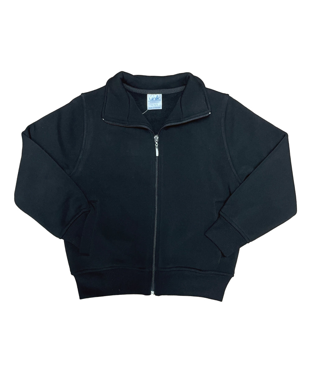 Premium Fleece Zip Up Jacket - Black  (4/5-16) 8.25 Per Piece BWU12