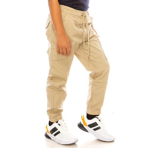 Boy's Uniform Cargo Jogger Pants Navy, Khaki, Black (4/5-16) $9.50 per piece CG04